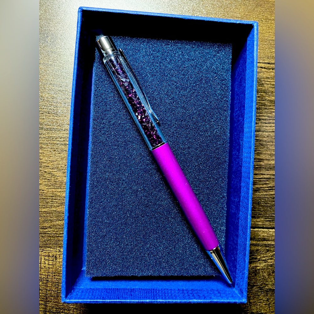 Swarovski Crystalline Lady Ballpoint Purple Pen